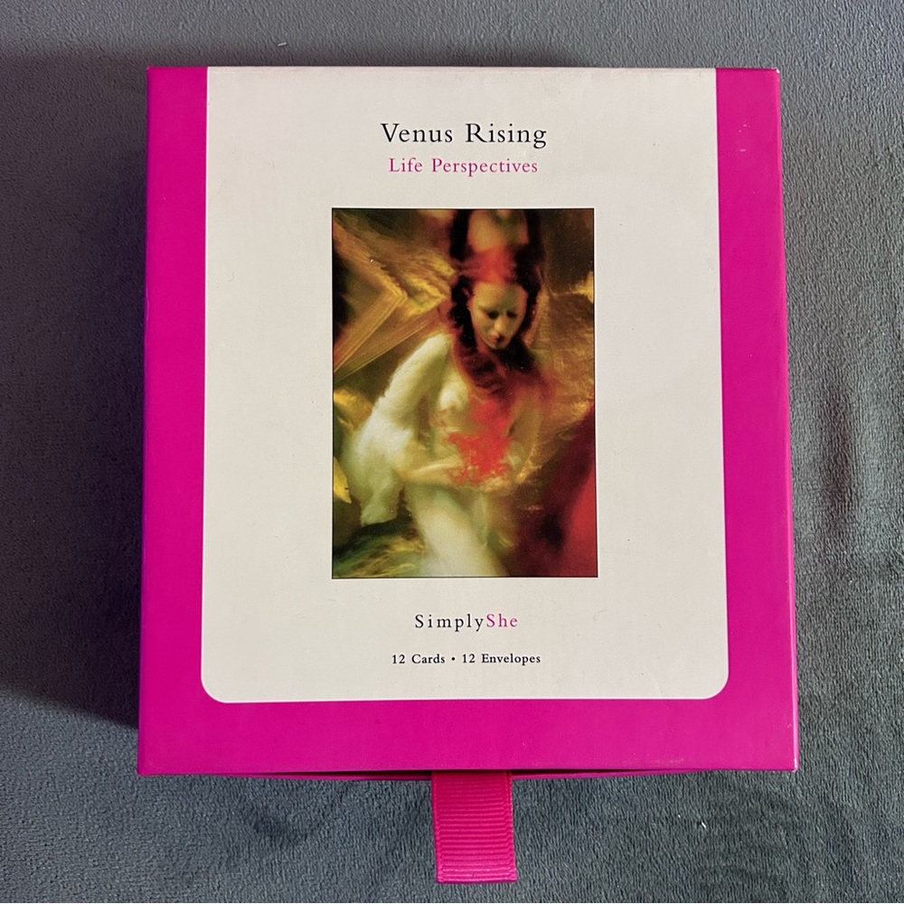SIMPLY SHE Venus Rising Life Perspectives - 12 cards 12 envelopes